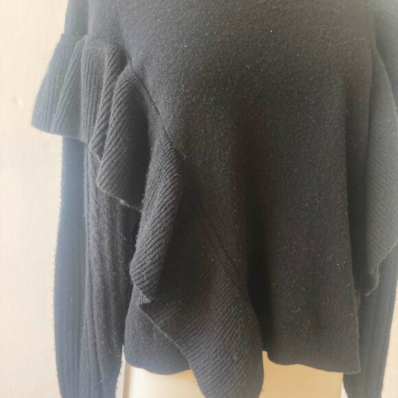 NAADAM Yisu Cable-Knit Turtleneck Pullover, Black, XS - Picture 5 of 11